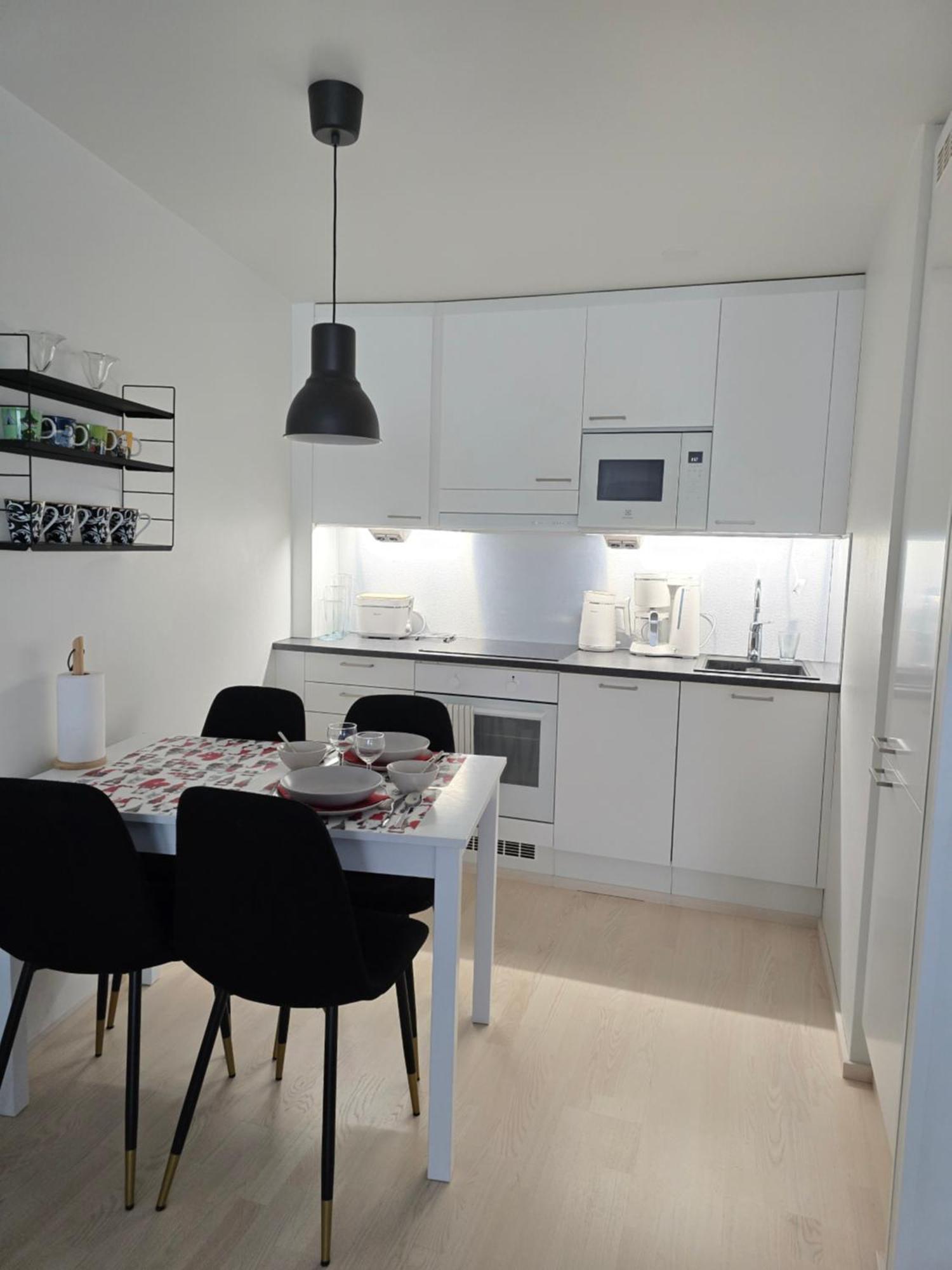 Uusi Kotoisa Kaksio Yksityissaunalla Rovaniemi Luaran gambar