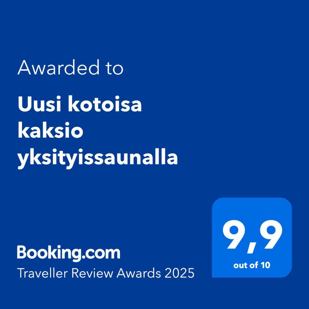 Uusi Kotoisa Kaksio Yksityissaunalla Rovaniemi Luaran gambar